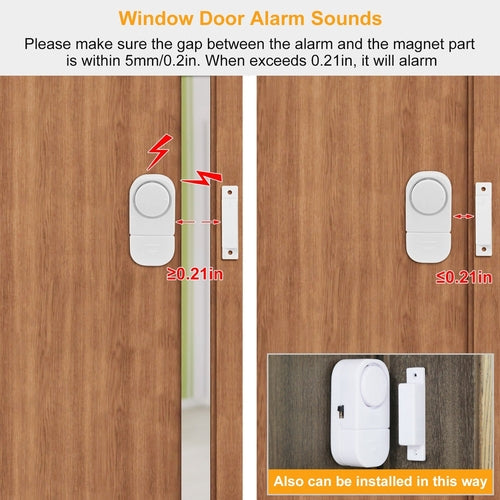 EntryGuard™ — Wireless magnet Door & Window Alarm
