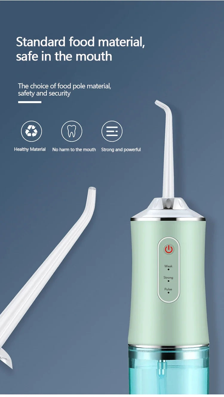 Smart Water Flosser – Deep Cleaning, 3 Modes & 4 Tips