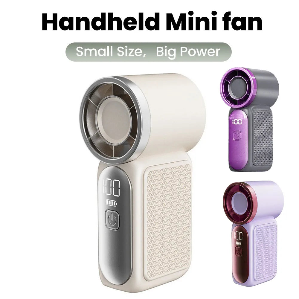 BreezeIQ™ Portable 5-Speed Rechargeable Mini Fan