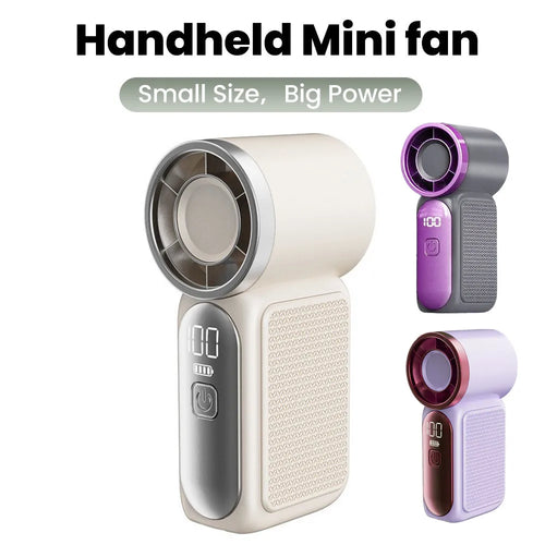 BreezeIQ™ Portable 5-Speed Rechargeable Mini Fan