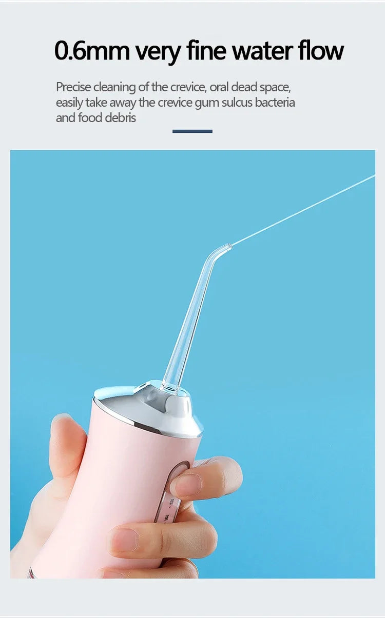 Smart Water Flosser – Deep Cleaning, 3 Modes & 4 Tips