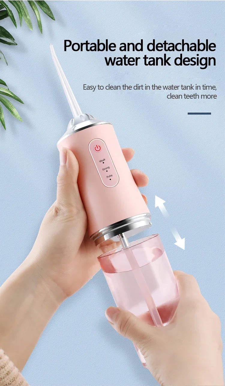 Smart Water Flosser – Deep Cleaning, 3 Modes & 4 Tips