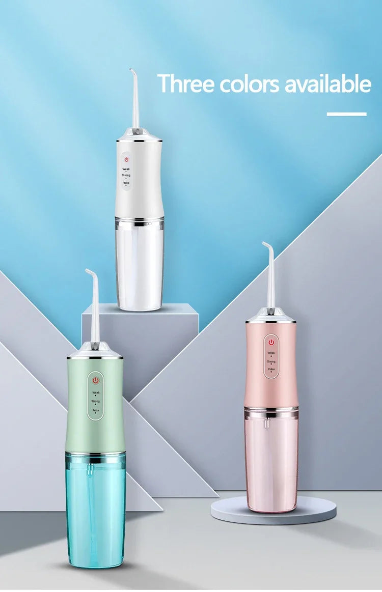Smart Water Flosser – Deep Cleaning, 3 Modes & 4 Tips
