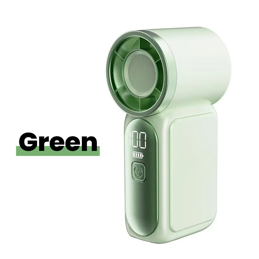 BreezeIQ™ Portable 5-Speed Rechargeable Mini Fan