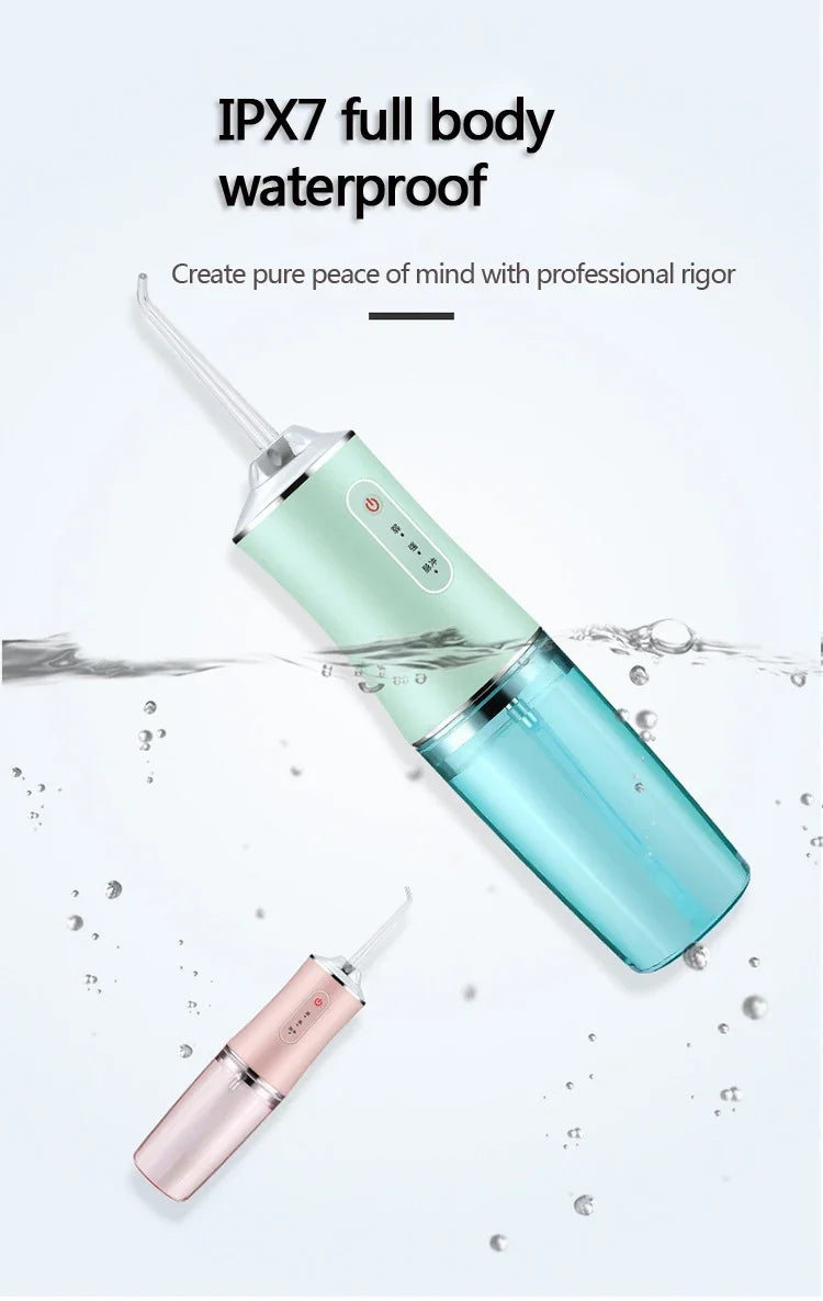 Smart Water Flosser – Deep Cleaning, 3 Modes & 4 Tips