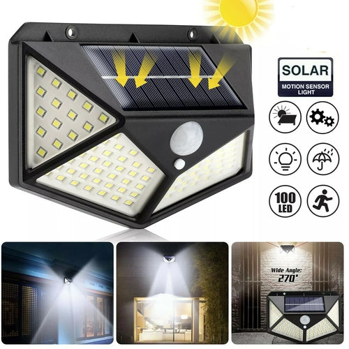 SolarGuard™ — 100 LED Motion Sensor Outdoor Light