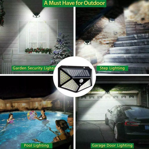 SolarGuard™ — 100 LED Motion Sensor Outdoor Light